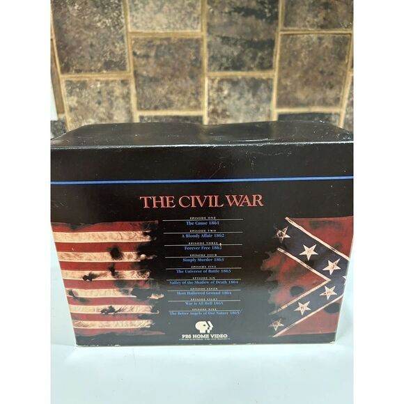Civil War , PBS Video, 9 VHS Tape Set US History, teachers, History Collectors. - Picture 6 of 6